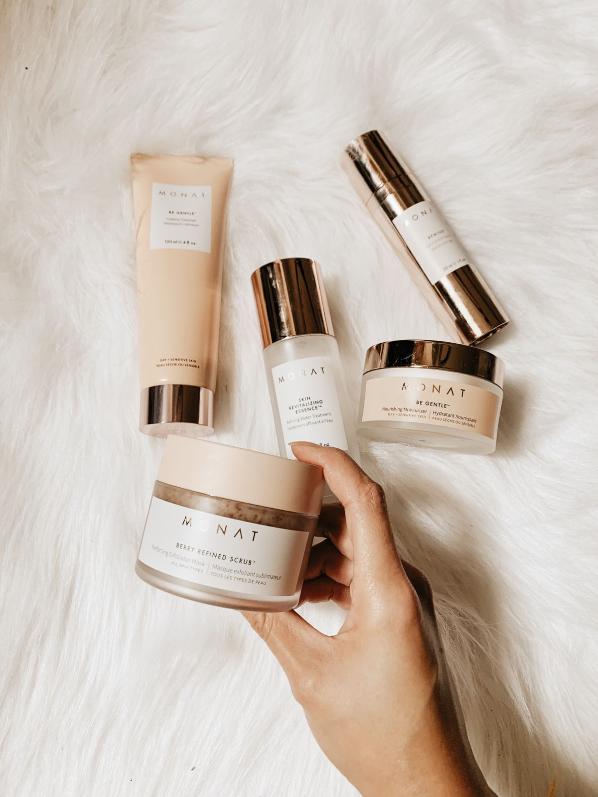 Collection de soins et de cosmétiques