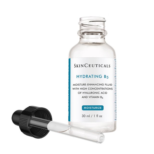 Flacon du sérum Hydrating B5 de SkinCeuticals avec sa pipette