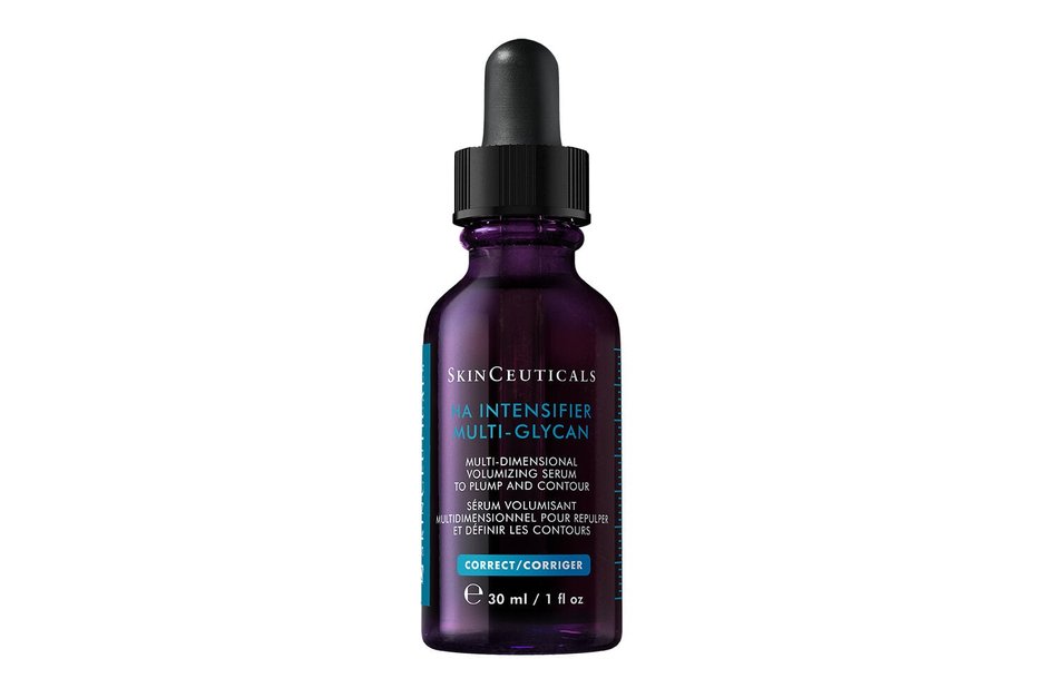 Flacon du sérum à l'acide hyaluronique HA Intensifier Multi-Glycan de SkinCeuticals