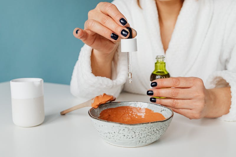 Préparation d'un soin cosmétique maison
